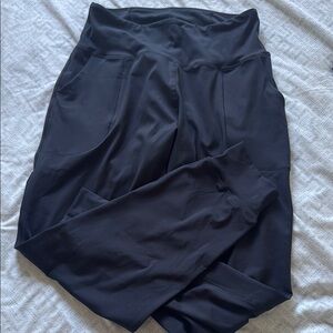 Black High-Waisted joggers